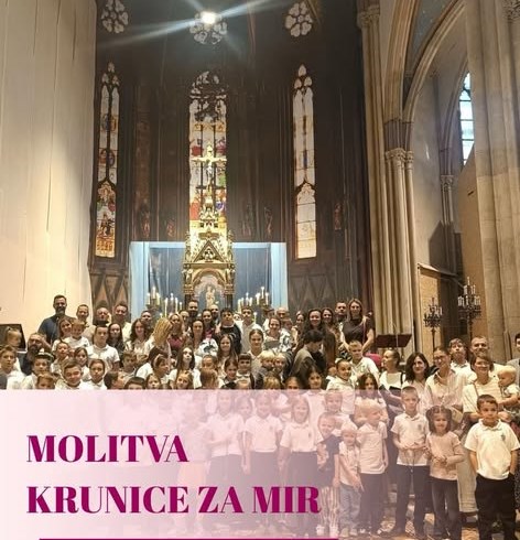 Učenici OŠ "Lotrščak" i OŠ "Ružičnjak" sudjelovali u molitvi za mir s papom Lavom XIV.